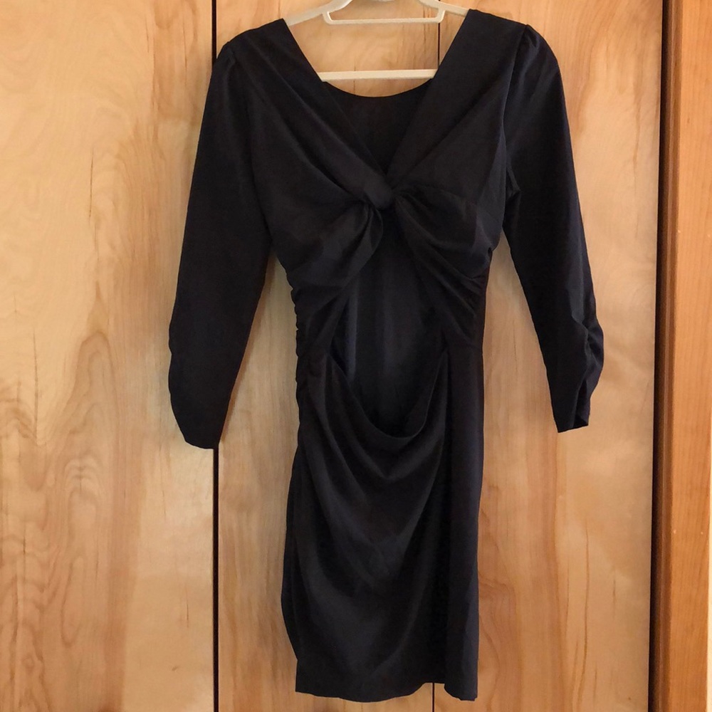 Ark & Co Open Back Ruched and Draped Mini Dress - Picture 7 of 12